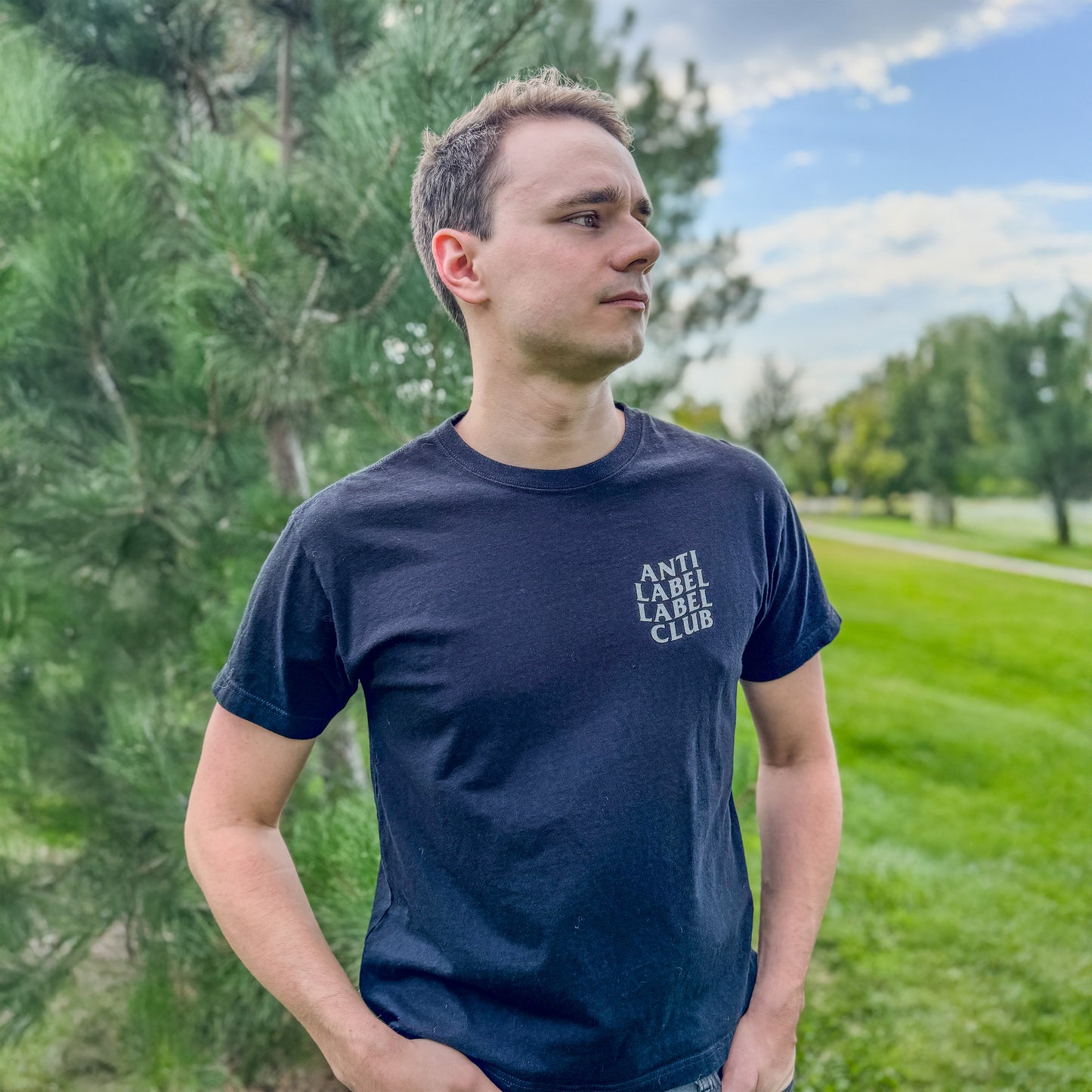 "Anti Label Label Club" Boxy Tee
